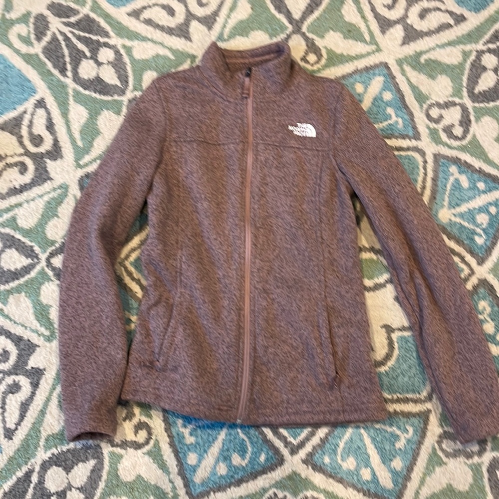 North Face fleece full zip jacket